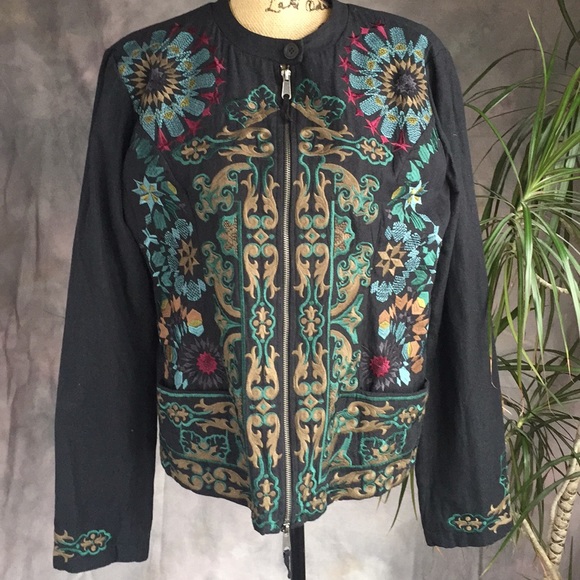 Johnny Was Jackets & Blazers - Johnny Was Biya Lined Embroidered Jacket NWOT